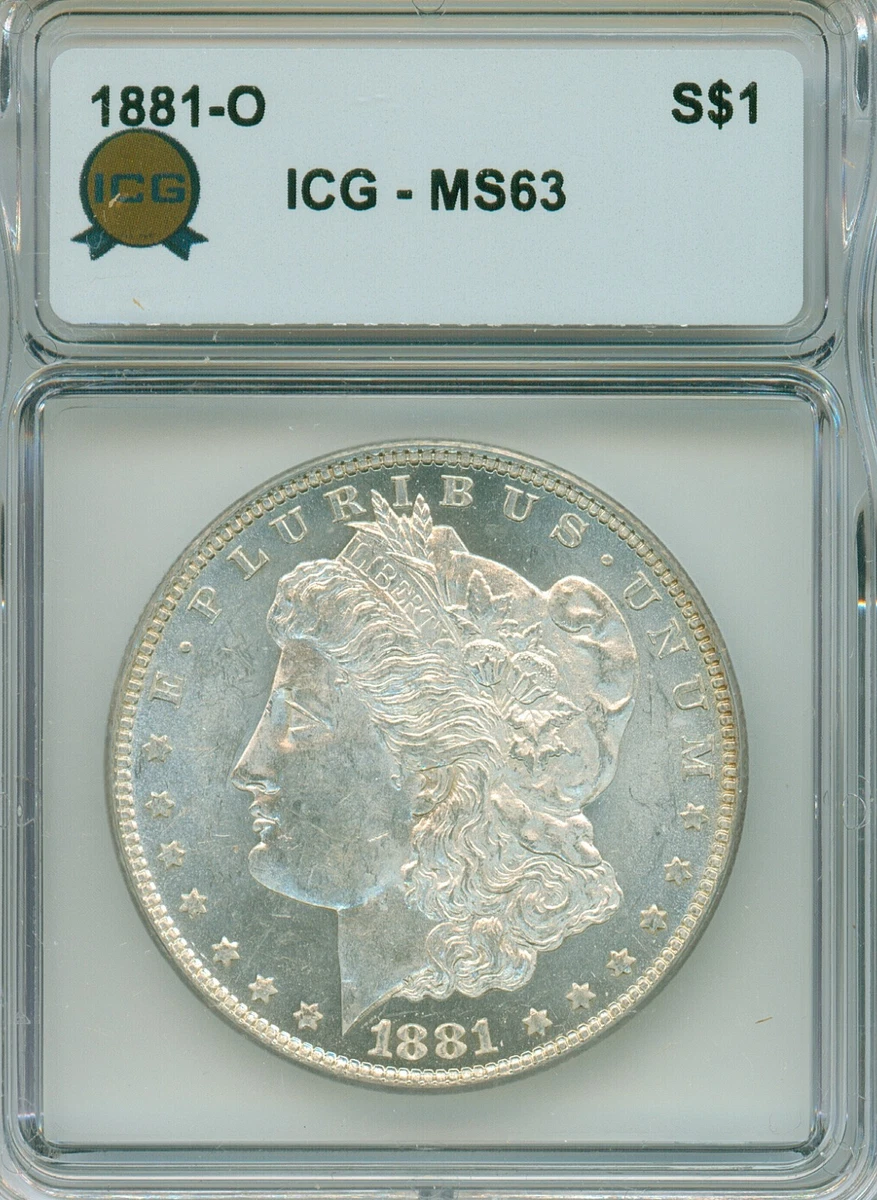 MS 63 Graded 1881 Year Morgan US Dollars (1878-1921) for sale | eBay