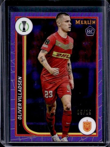 2023-24 Topps Chrome Merlin Oliver Villadsen RC Purple Refractor #5/15