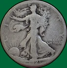 1921-S Walking Liberty Half Dollar Good G Coin #35755