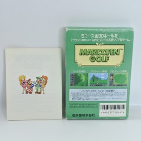MARIO OPEN GOLF Famicom Nintendo 9013 fc