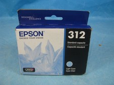 GENUINE EPSON STANDARD CAPACITY LIGHT CYAN INK CARTRIDGE 312 - T312520-S - 2025