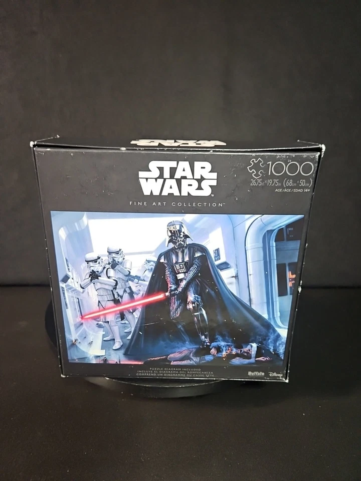 Rompecabezas Star Wars Buffalo "La llegada de Darth Vader" sellado de fábrica 1000 piezas Foto 3 de 4