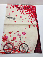 Valentines Day Love Garden Flag 12x18 Inch Double Sided for Outside Bike heart
