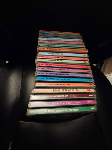 Lot of 19 CDs ~ Billboard Top Rock 'n' Roll Hits 1955 to 1987
