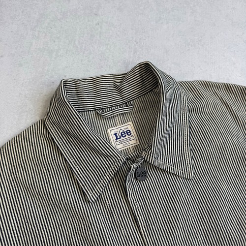 LEE WORKWEAR PINSTRIPE LOCO JACKET CHORE COAT - ADULT SIZE SMALL OVERSHIRT - Picture 6 of 9