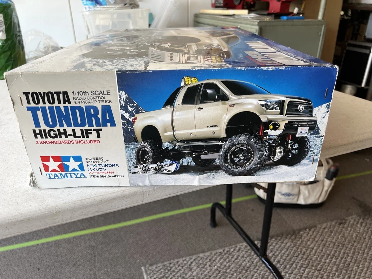 Tamiya 1/10 No.415 RCC Toyota Tundra High Lift Vehicle 58415 Box And Parts Only
