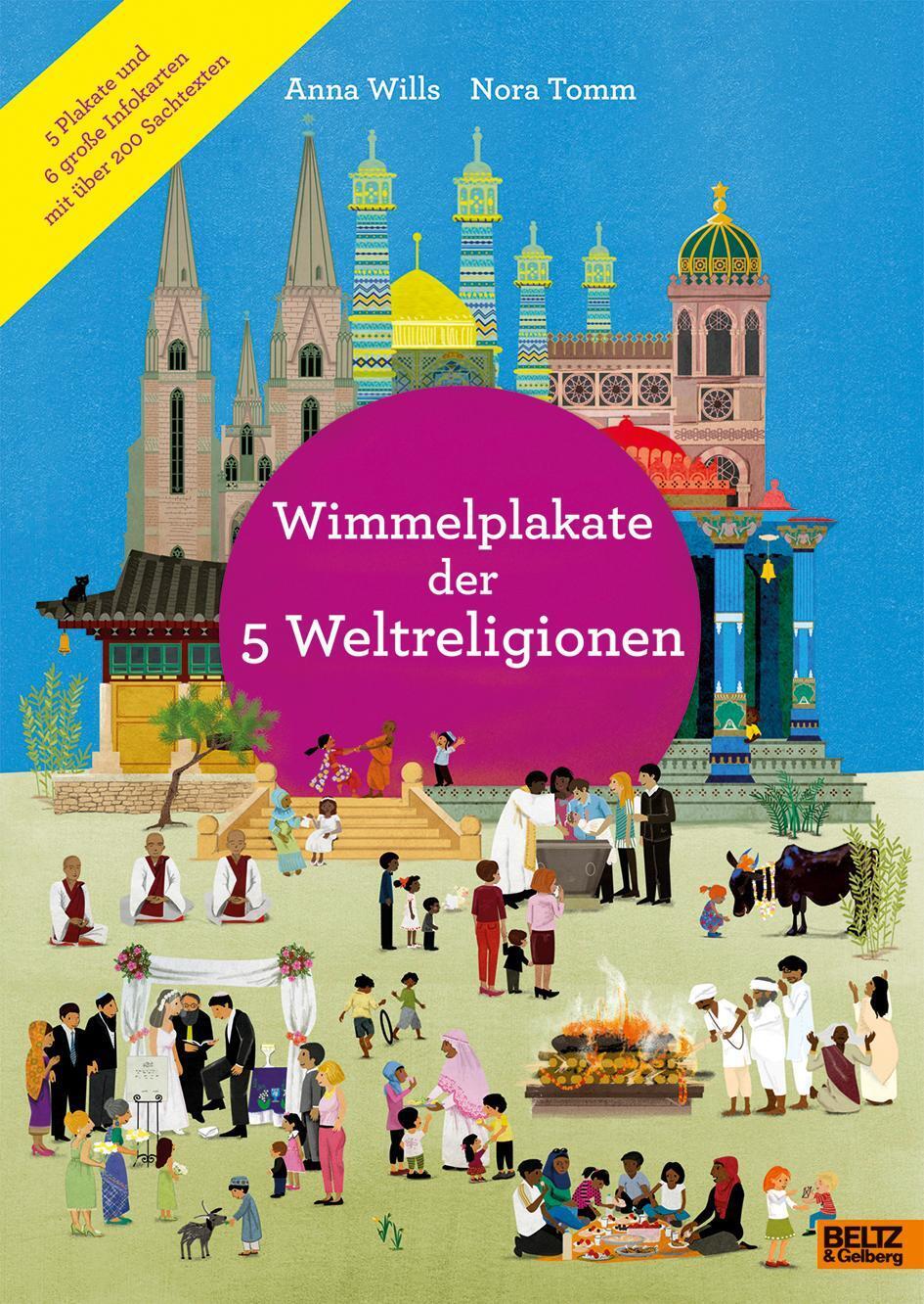 Thumbnail - Wimmelplakate Der 5 Weltreligionen | Anna Wills | Deutsch |