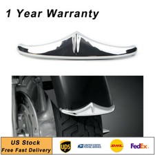 Front Fender Accent Leading Edge Tip Trim Replacement For Harley Davidson Chrome