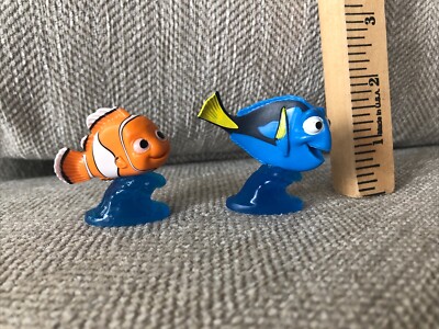 Finding Nemo - Dory & Nemo Figures Cake Topper Toy 2  Disney Pixar