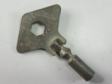 Vintage Chicago Roller Skate Company Barrel Key