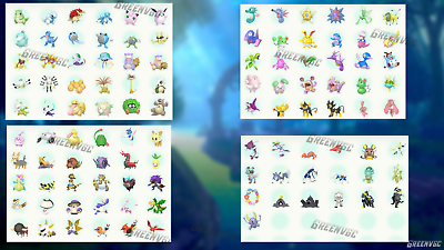 Pokemon Sword and Shield Home Full Galar Pokedex Ultra Shiny 6IV BATTLE  READY