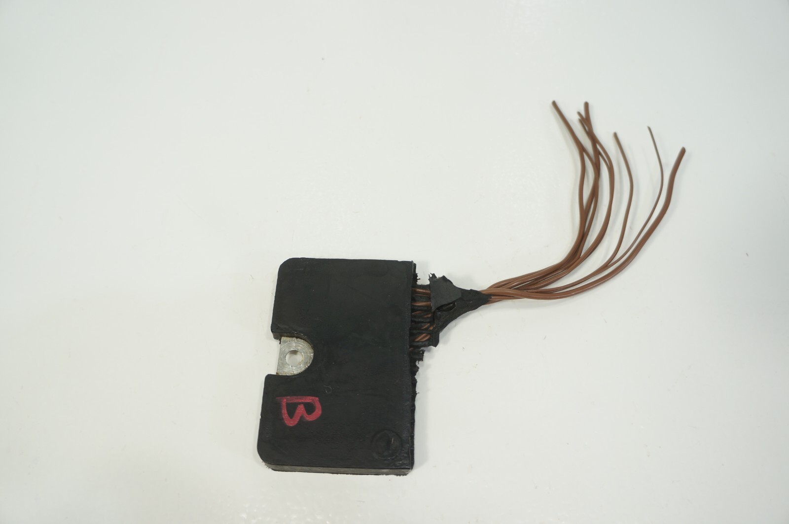 OEM BMW negative cable wire terminal clamp loom ground connector pigtail cut