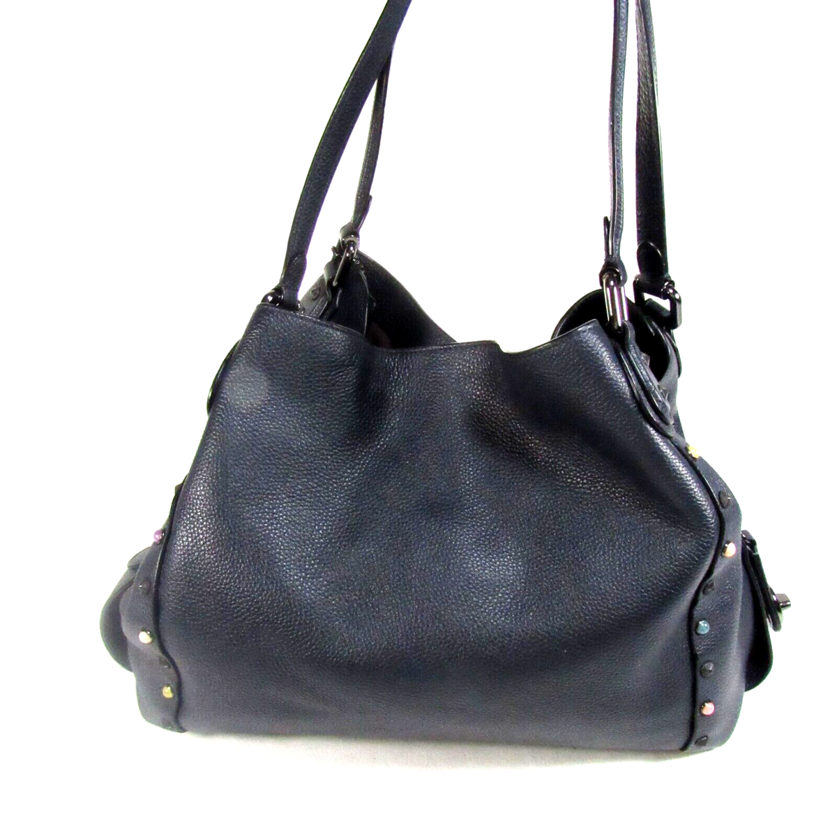 COACH Handbag Dark Blue Decorated Stones No. K1857-52546 | eBay