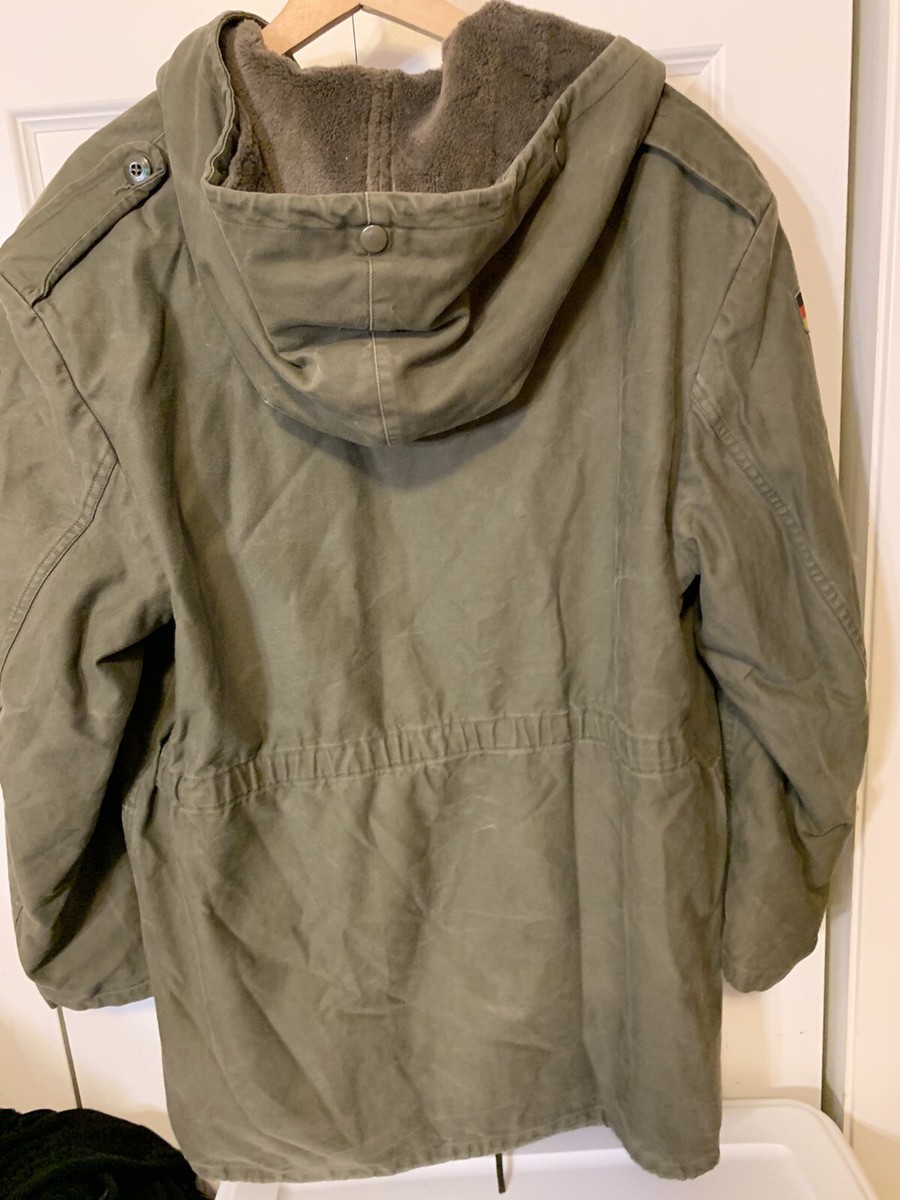 Vintage GERMAN MILITARY Army Parka Field Jacket Hooded 1981 Vintage GERMAN MILITARY Army Parka Field Jacket Hooded 1981