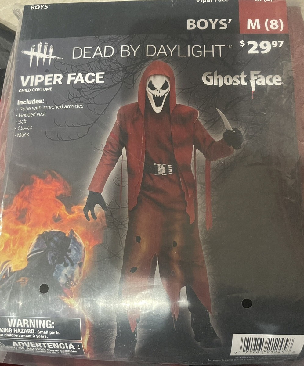 Dead by Daylight Ghost Face Viper Face Halloween Costume Boys