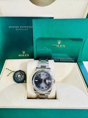 Rolex 126234 Datejust Wimbledon Dial OYSTER Bracelets Slate Green Roman Dial 36m
