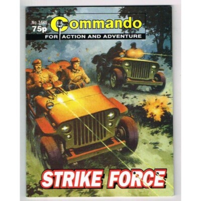 Commando Comic No: 3446 mbox3035/b Strike Force