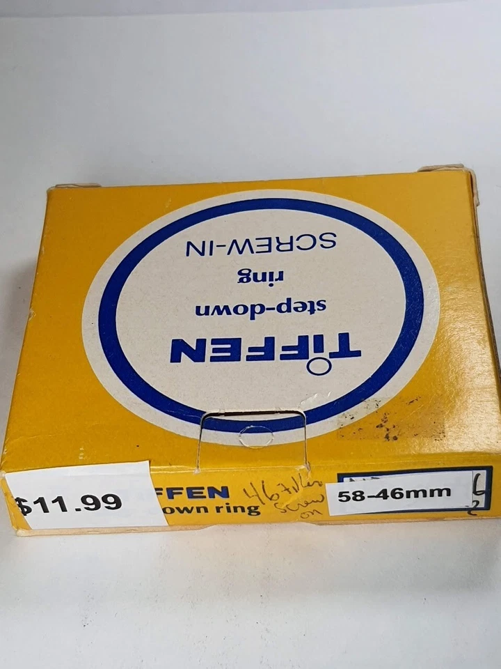 Tiffen 58-46mm Step-Down Lens Filter Converter Adapter Ring 58mm-46mm E58-E46 - Image 4 of 4