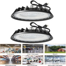 500W UFO LED High Bay Light Industrial Warehouse Factory Shop Bay Lighting 2Pack