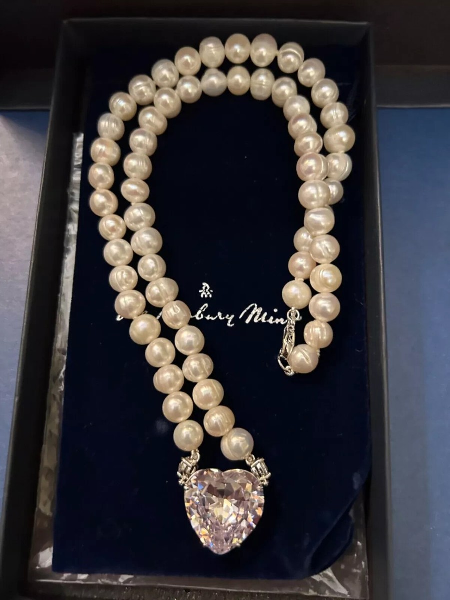 Danbury Mint Fresh water Pearl necklace/ free shipping USA UK