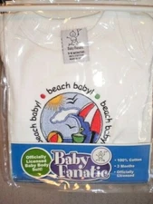 Colorful 100% Cotton Beach Baby BABY FANATIC Baby Bodysuit Infant NEW Body Suit 