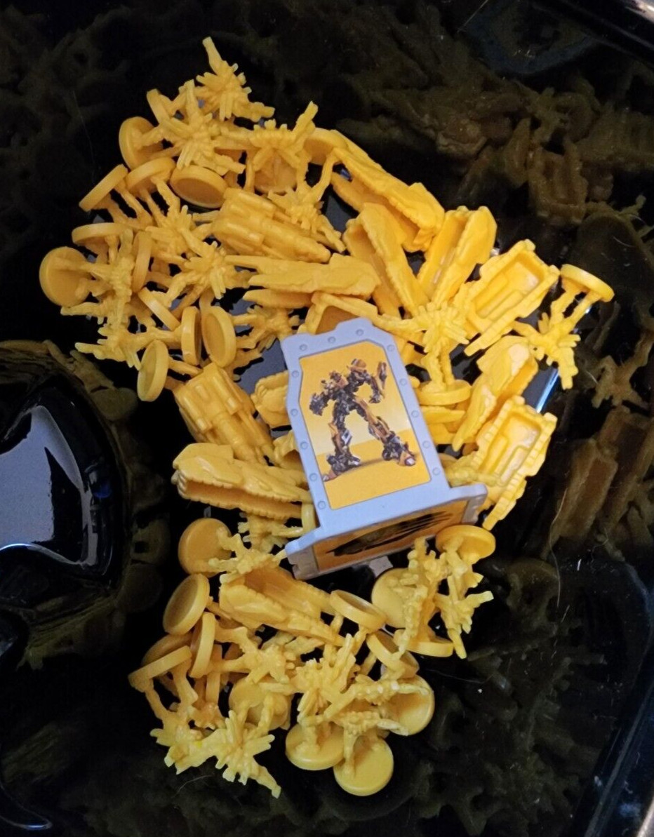 50 Yellow Army + Bumblebee Leader For Risk Transformers Cybertron Battle Edition