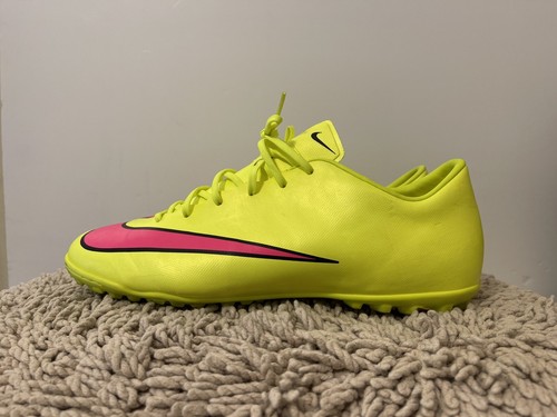 Nike Mercurial Victory V TF, 651646-760, Volt / Hot Pink, Mens Soccer, Size  12.5 | eBay