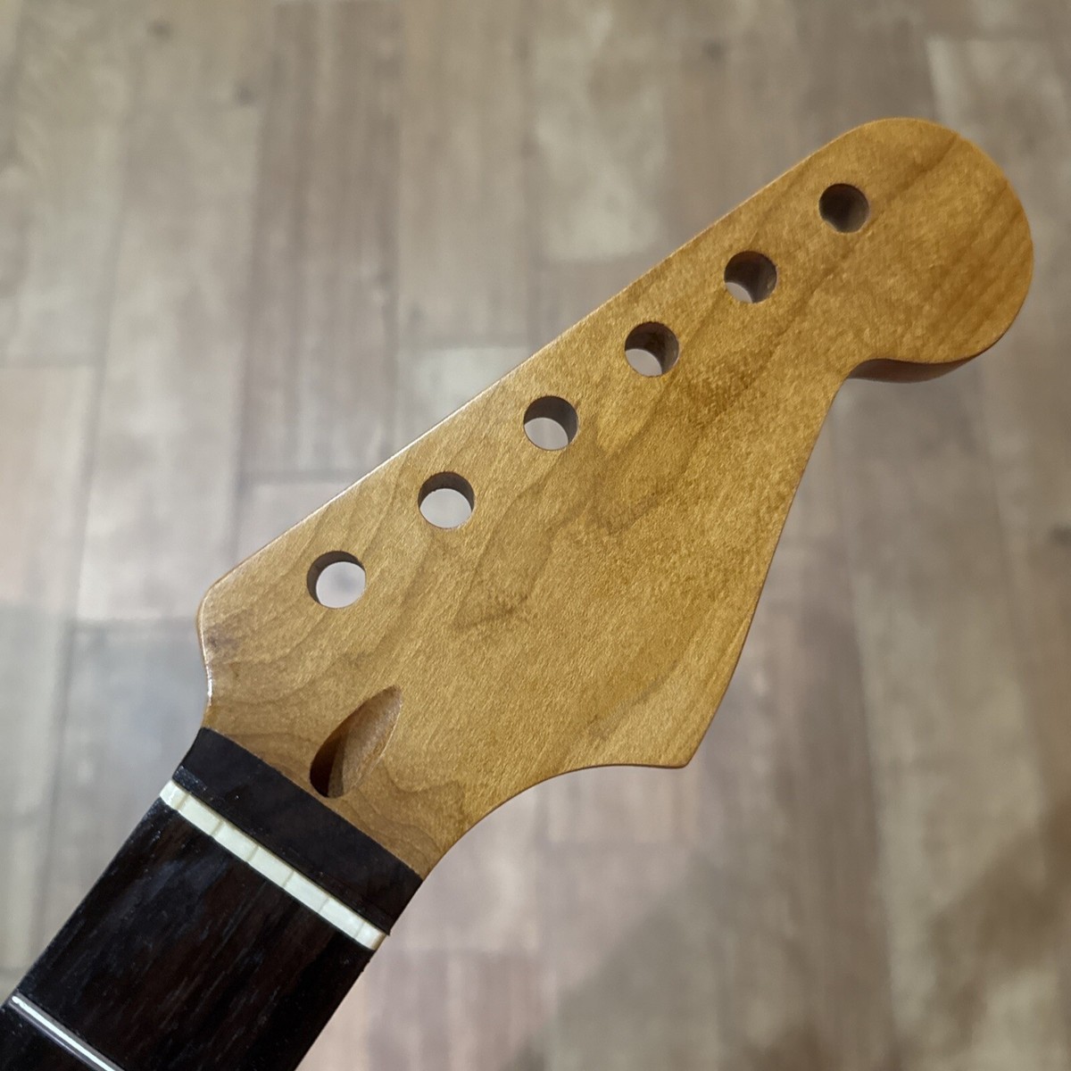Roasted Maple Rosewood Strat Neck Nitro Satin Fits Warmoth Fender