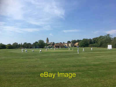Foto 12x8 Sutton Cricket Ground A Cambridgeshire Cricket Association Leag c2019
