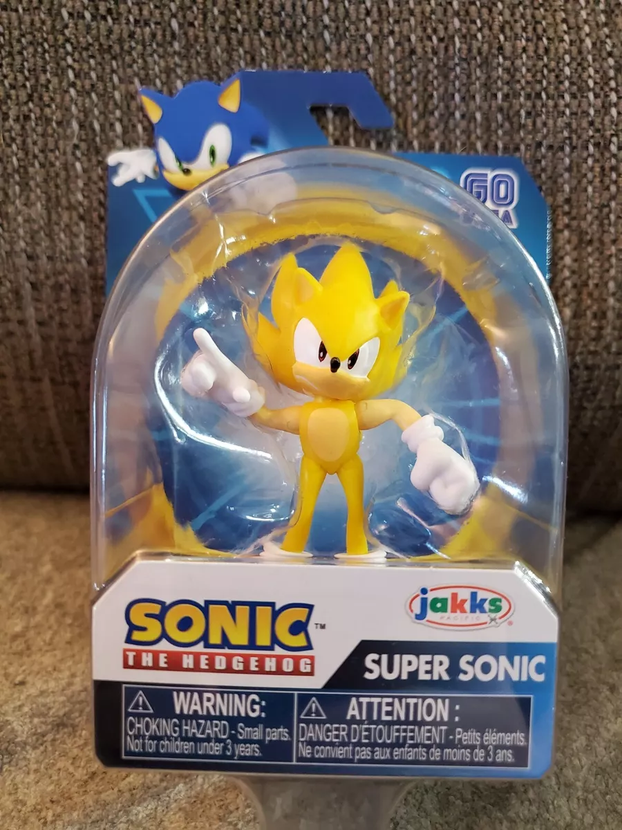 Sonic the Hedgehog 2.5 Super Sonic Action Figure *NEW* JAKKS