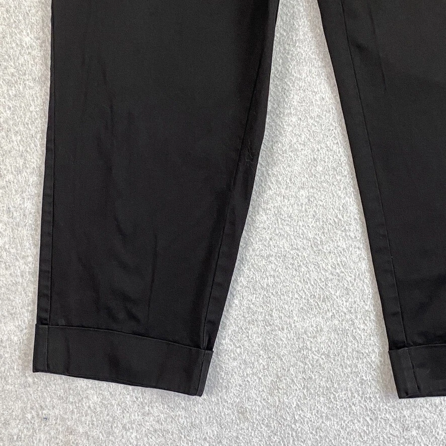 Брюки женские Counterparts 10 черные Chino Capri укороченные с манжетами средняя посадка прямые - Изображение 3 из 4