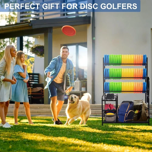 Disc Golf Rack Storage Frisbee Discs Shelf Disc Station Sport Equipement Organiz - Picture 7 of 8