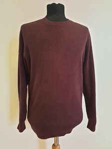 superdry burgundy jumper