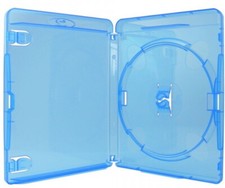 200 Amaray Blu-ray H&uuml;llen 1er Box 15 mm f&uuml;r je 1 BD / CD / DVD blau