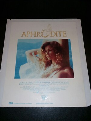 Aphrodite Vestron Valerie Kaprisky  Horst Bucholz Selectavision CED  VideoDisc