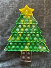 Christmas Tree Fidget Bubble Popper Pop Stress Reliever It New in Package