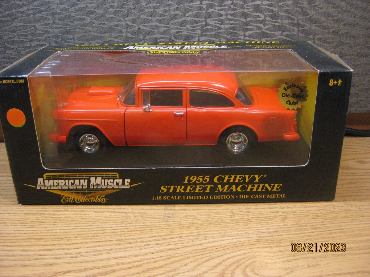 Chevrolet 1:18 1955 Vehicle Year Vintage Manufacture Diecast Cars