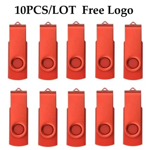 10PCS Colorful Metal USB Flash Pen Drive Memory Stick Custom Your Logo Best Gift - Picture 14 of 20