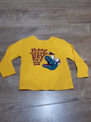 Primark Jungen gelb Langarmshirt Größe Alter: 2-3 Jahre 