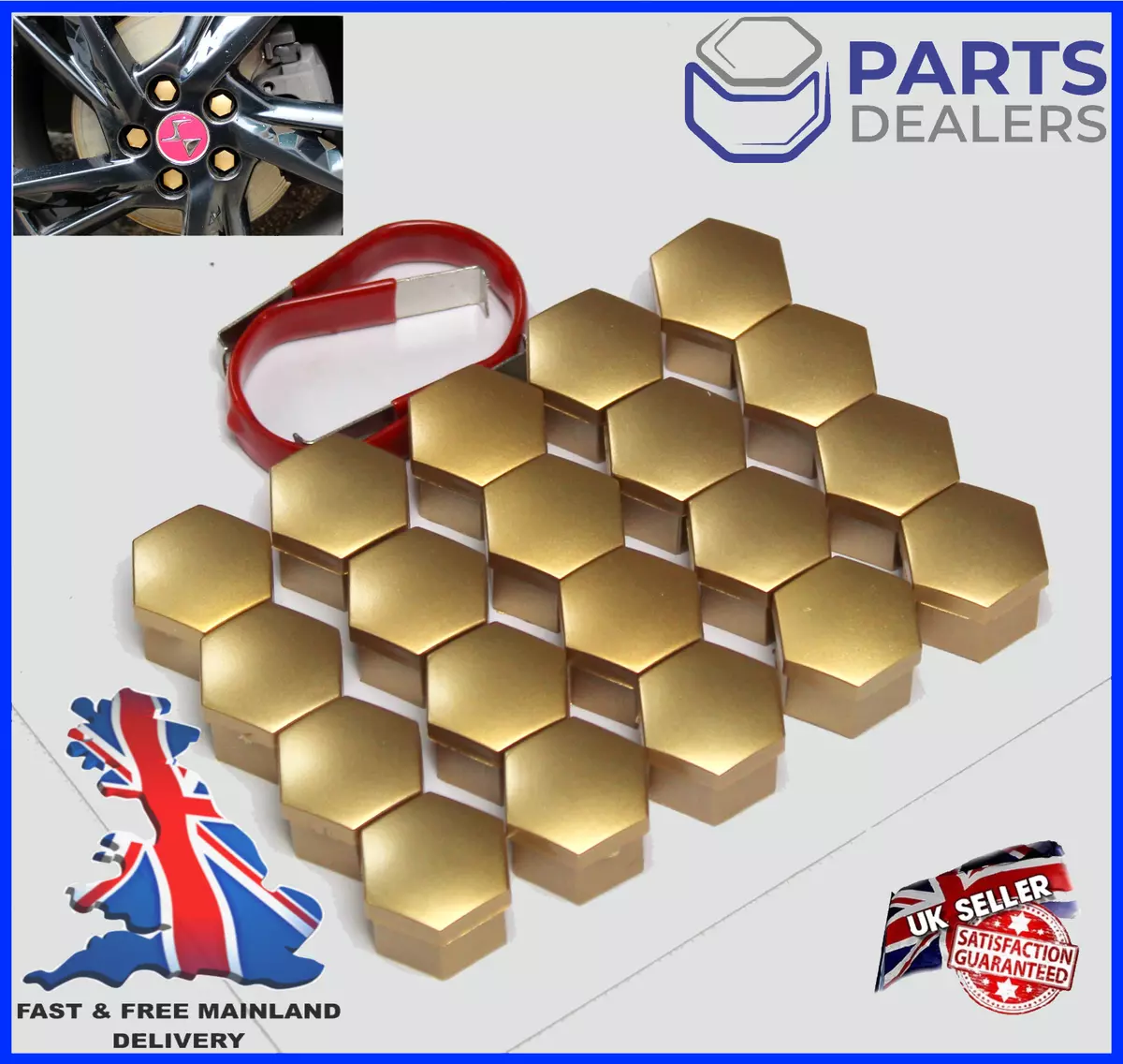 Ford fiesta wheel nut caps deals