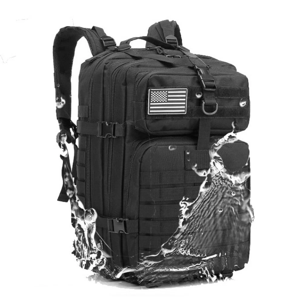 50L Military Tactical Backpack Waterproof Trekking Fishing Hunting Camping  Bags Army Molle Outdoor Climbing Daypack Mochila