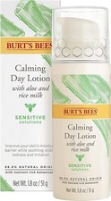Burt's Bees Sensitive Solutions Calming Day Lotion with Aloe and Rice Milk, 98.