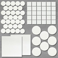 66x NON-SLIP FURNITURE PADS Grip Anti-Scratch Wood Floor Protection Round/Square