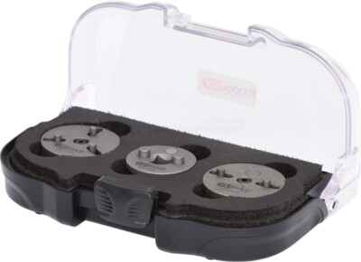KS Tools Universal Brake Piston Reset Tool Adapter Set, 3-Piece - 150.229