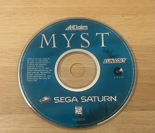 Myst (Sega Saturn, 1995) Disc Only Tested