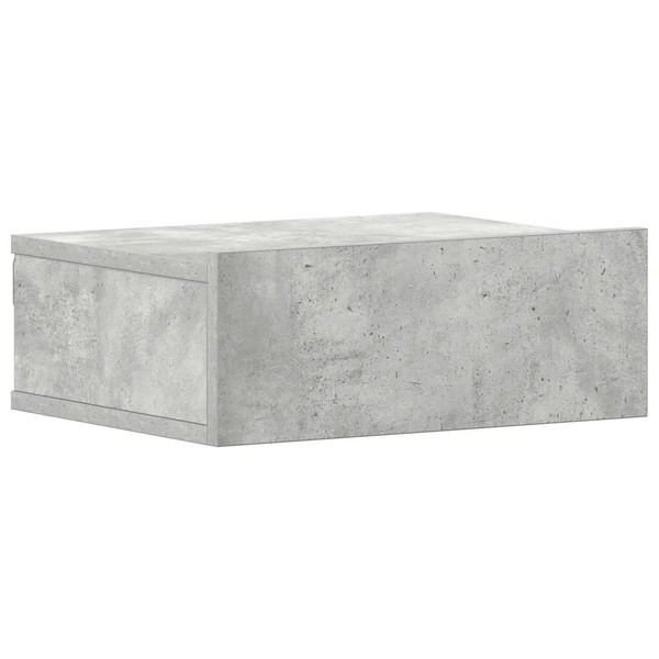 HäNgender Nachttisch Betongrau 40X30X15 Cm Holzwerkstoff-image