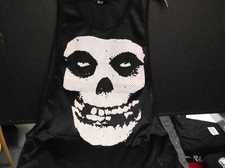 Misfits- Crimson Ghost- Mesh Tank Top/ Jersey-L- Iron Fist - Danzig- Graves