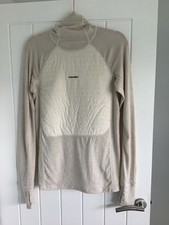 Icebreaker 260 Merino Men's Hooded Ivory Top Size Medium