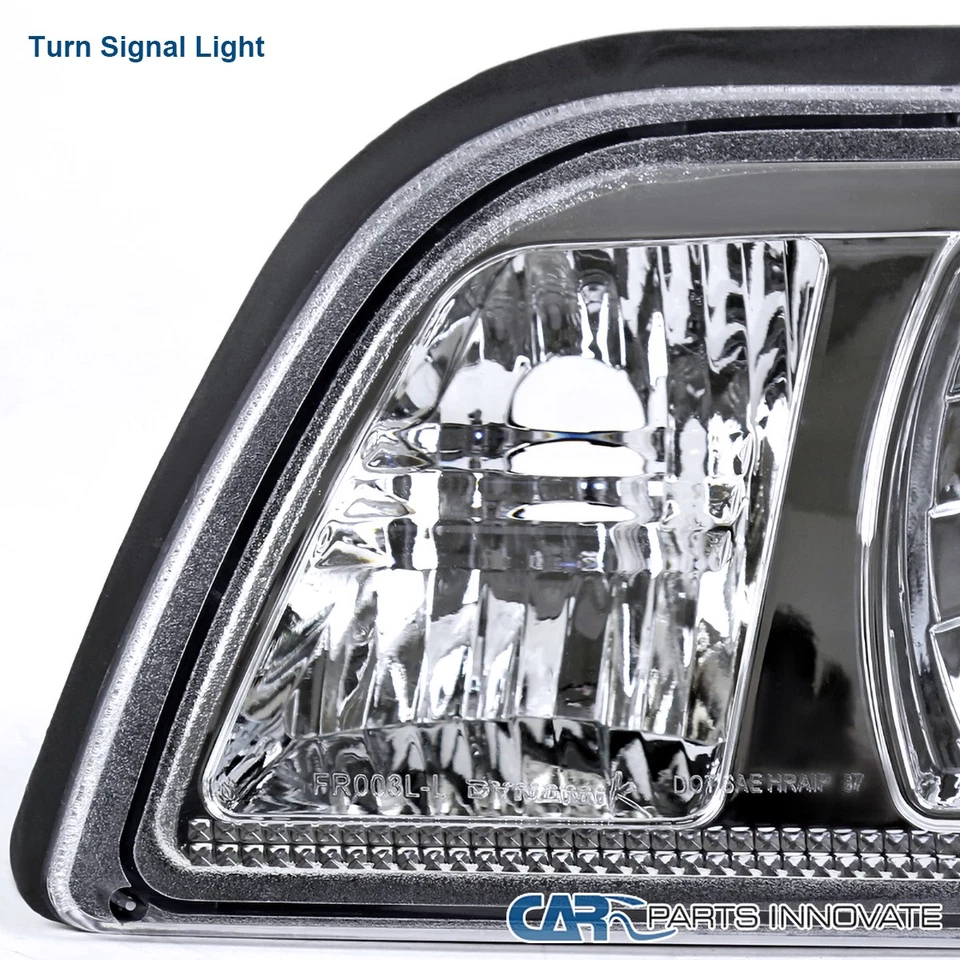 Fits 1987-1993 Ford Mustang Replacement 1PC Style Headlights Corner Lamps 87-93 Foto 4 de 4