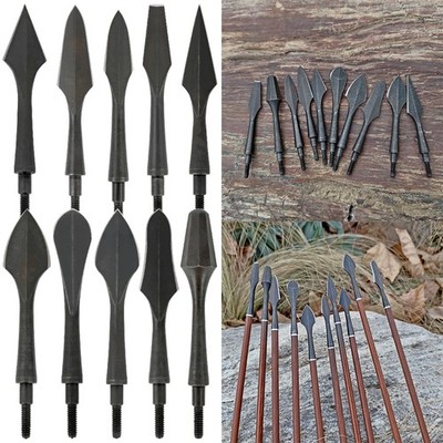 Bogenschießen Pfeilspitzen Retro Jagdspitzen Traditionelle Stahl Schießen Jagd